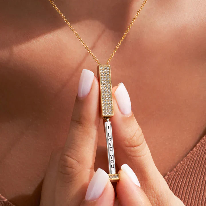 Collana Scatola Rosa e "Ti Amo"