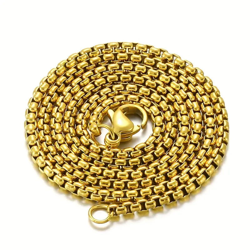 Collana a Catena Unisex in Acciaio Inossidabile