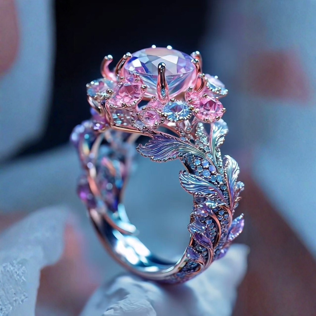 Anello Esotico Placcato Argento