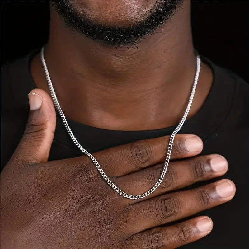 Collana a Catena Minimalista da Uomo 3mm