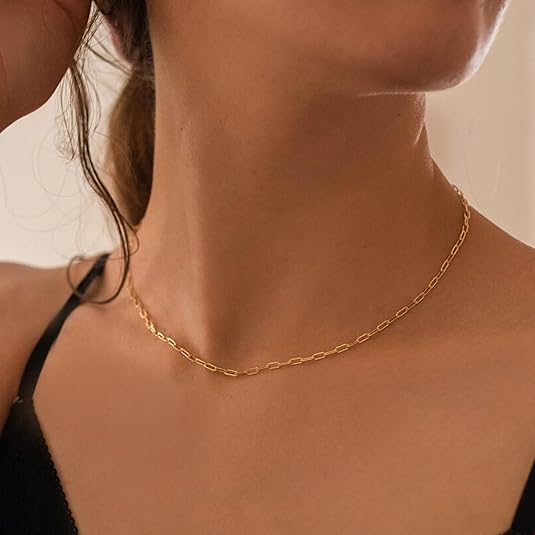 Collana rubino a strati tipo clip | Oro