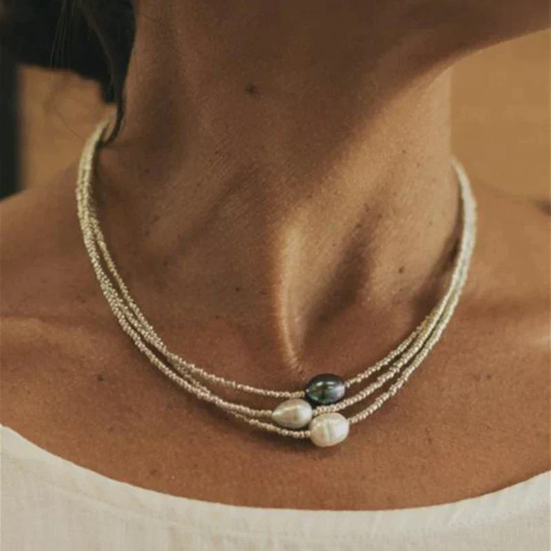 Collana Vintage con Perle Naturali
