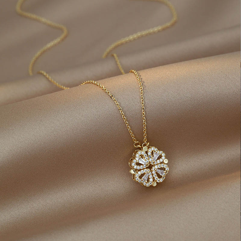 Collana con cuore di cristallo