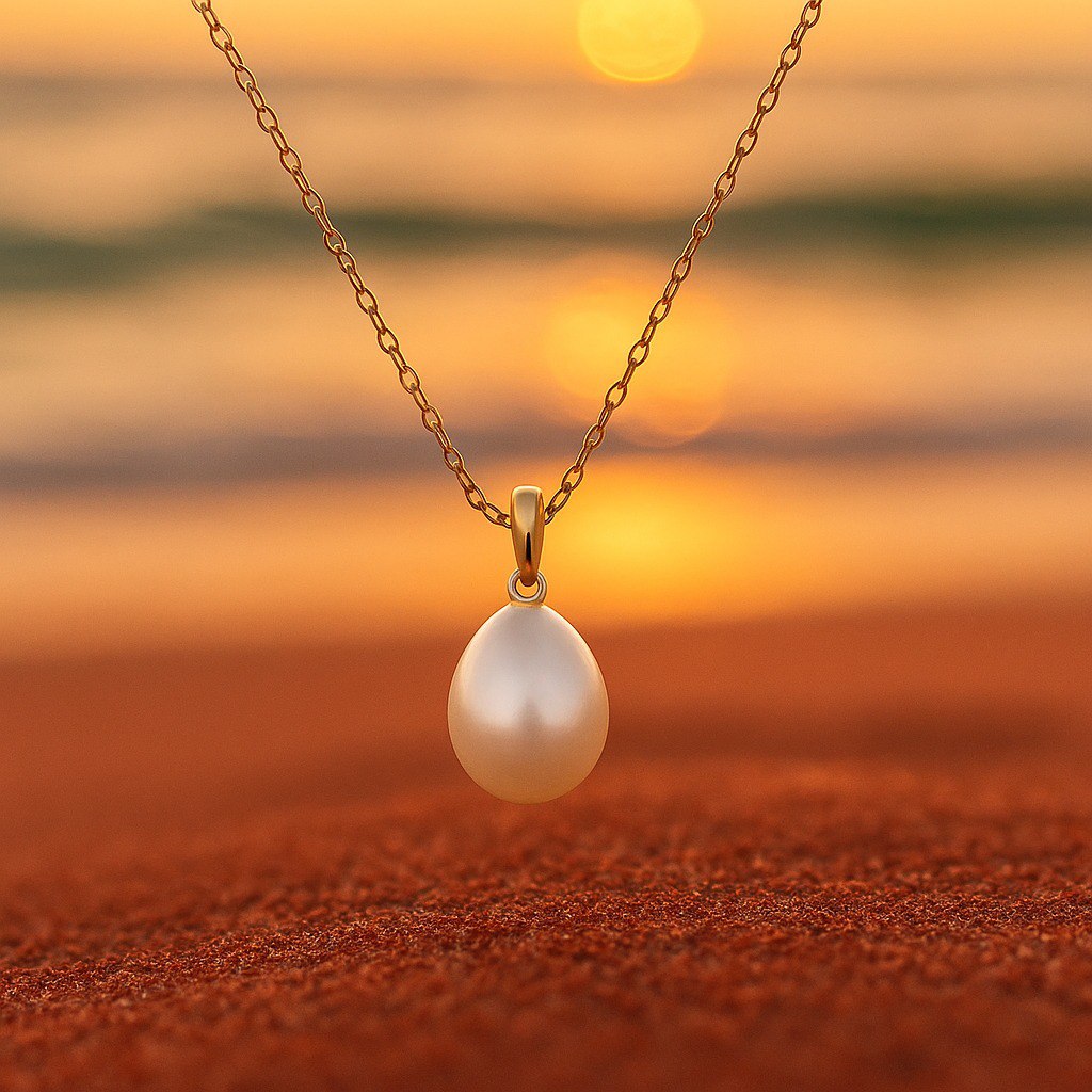 Ria | Collana di Perle con Catena Sottile