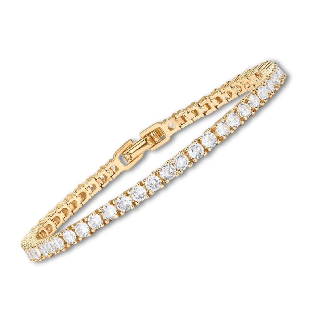 Bracciale tennis | Oro bianco