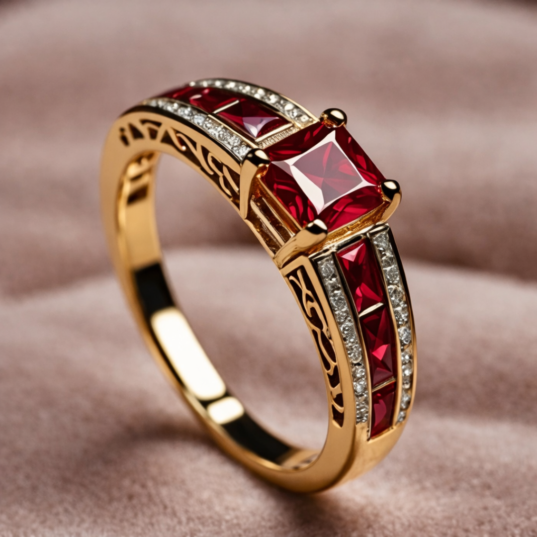 Anello Rubino Imperatrice