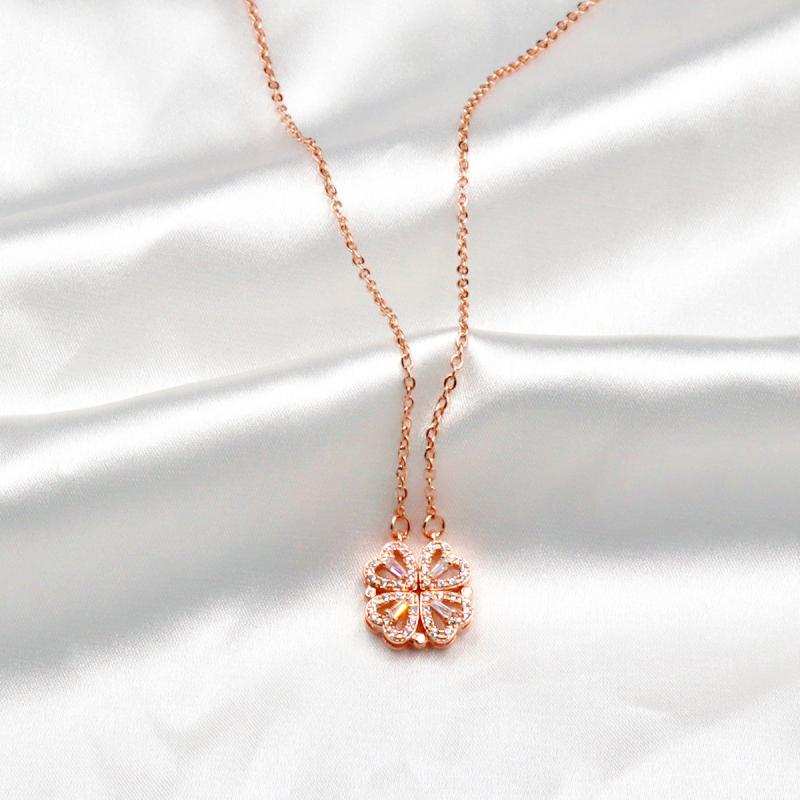Collana con cuore di cristallo