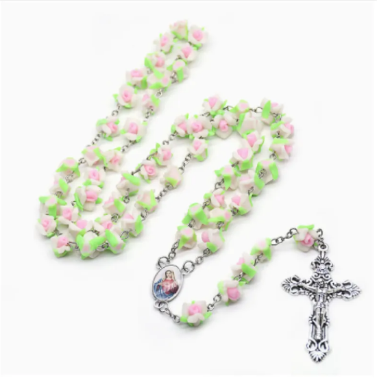 Collana Rosario Rosa