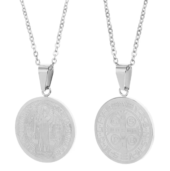 Collana con Ciondolo a Forma di O Rotondo