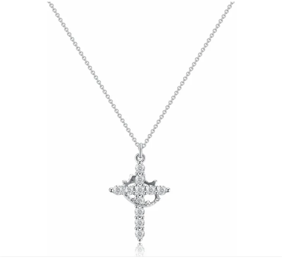 Collana Corona Croce Rotabile