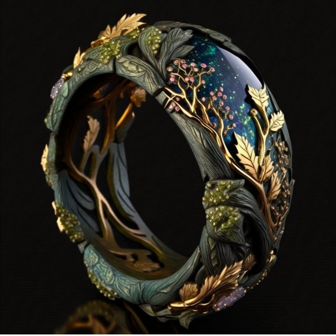 Anello Esotico in Cristallo Terra