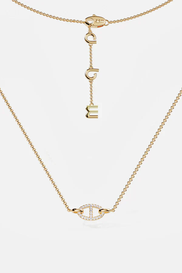 Collana Isla Marina | Oro bianco
