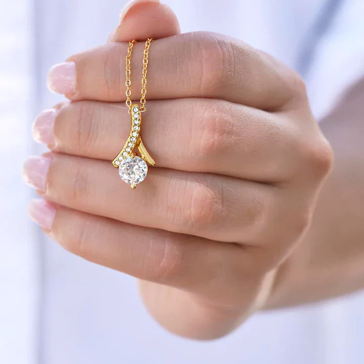 Collana con Zirconio e Oro Vintage
