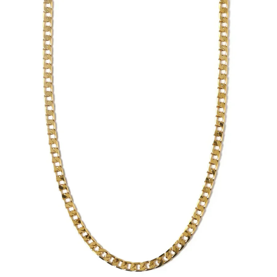Collana a Catena Curb a Maglie Piatte