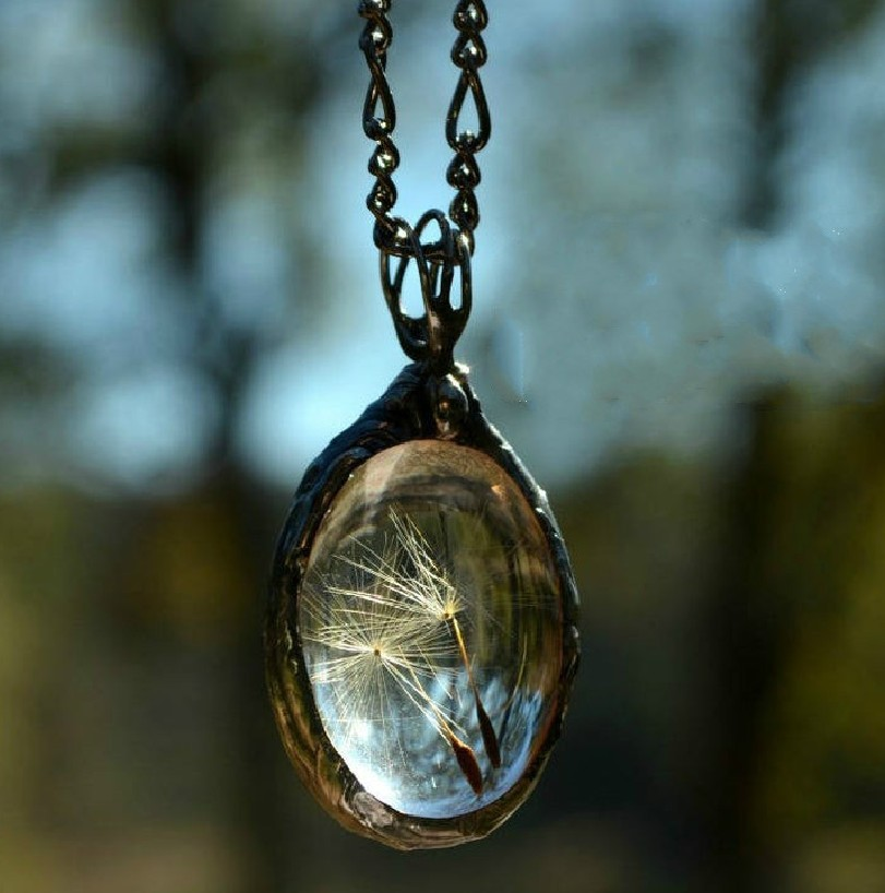 Collana vintage vetro