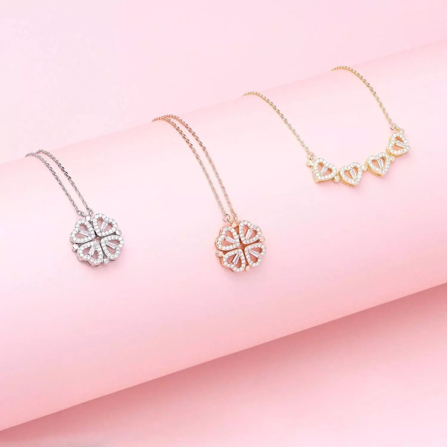 Collana con cuore fortunato