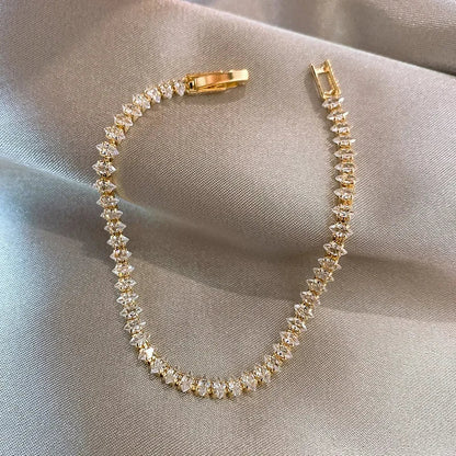 Bracciale Imperiale Cristallo Tipo Tennis