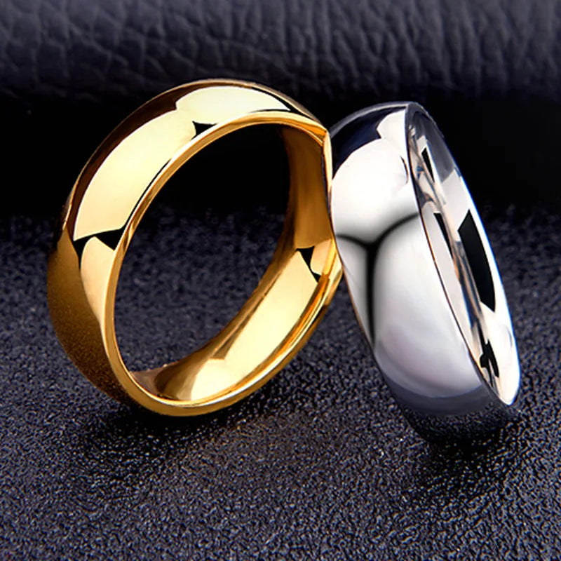 Anello Elegante da Matrimonio Dorato