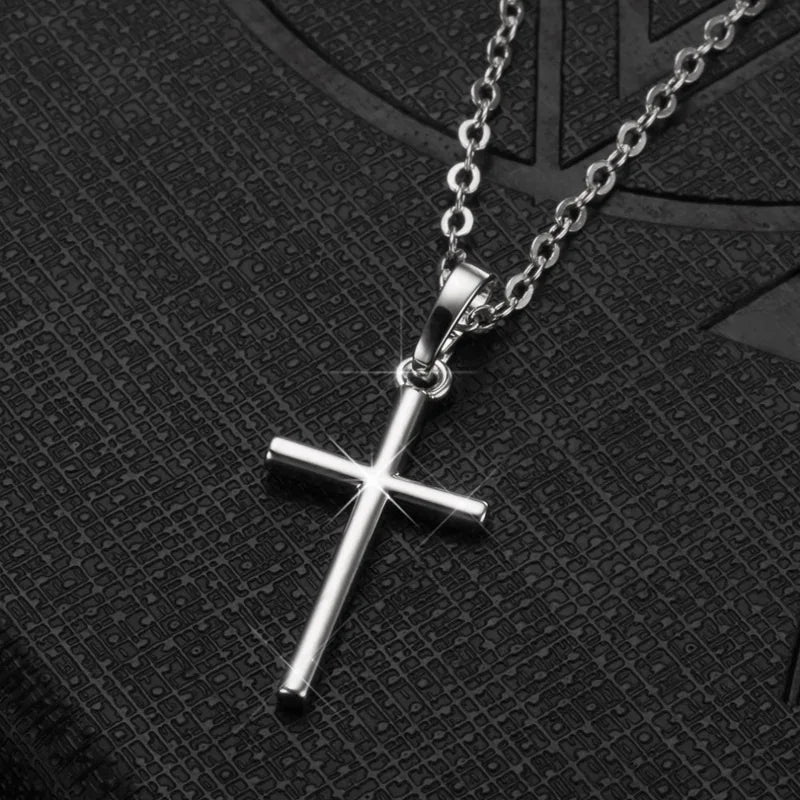 Collana Croce Classica Minimalista Dorata