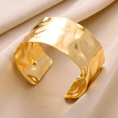 Bracciale Aperto Dorato Boho