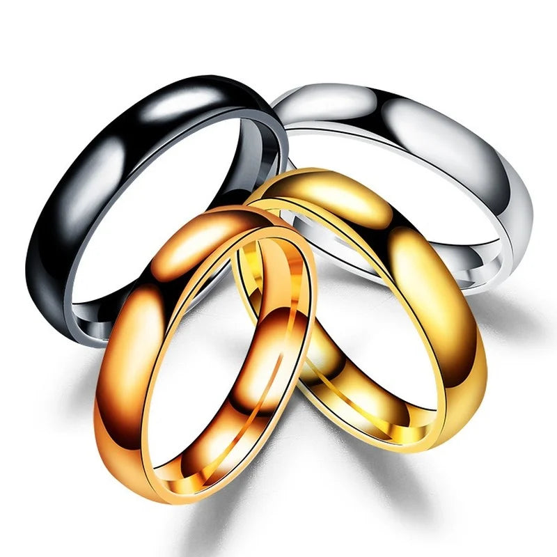 Anello Elegante da Matrimonio Dorato