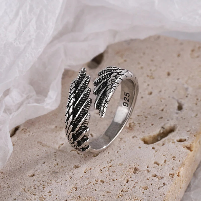 Anello Ali d'Angelo Argento 925
