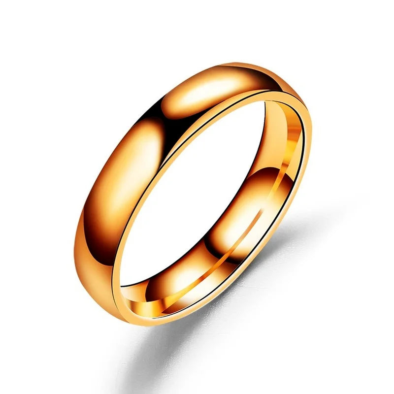 Anello Elegante da Matrimonio Dorato