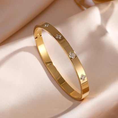 Bracciale Rigido Luminosità Eterna con Zirconi