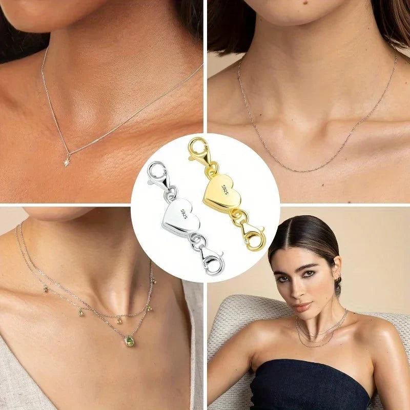 Spilla Magnetica Cuore Argento 925