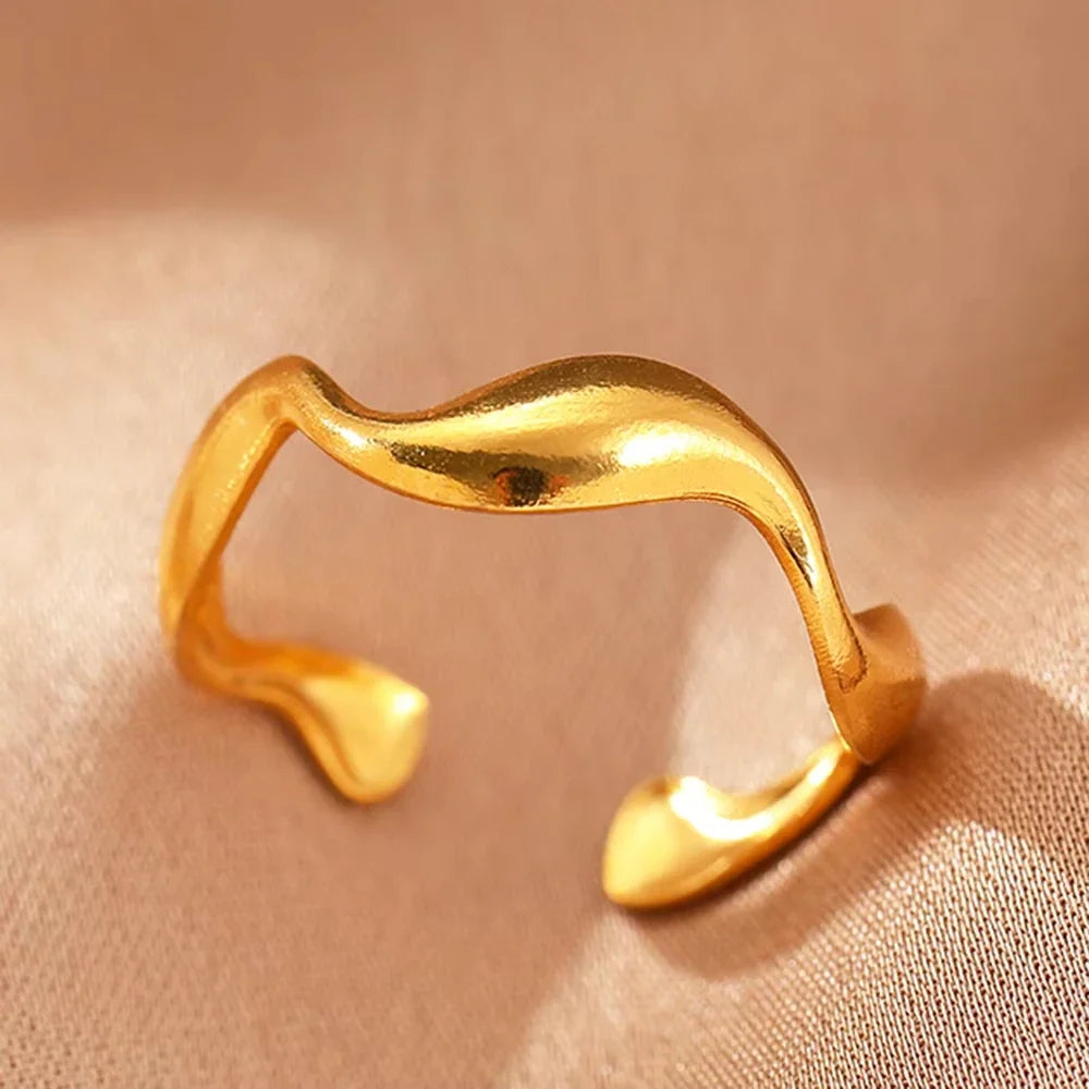 Anello Dorato Vintage Regolabile