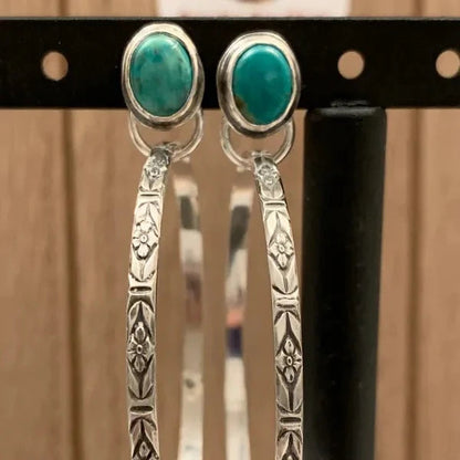 Orecchini boho vintage onice