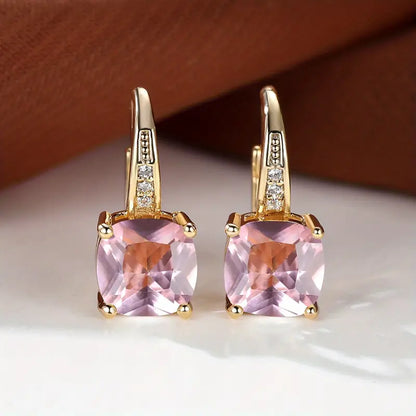 Orecchini cerchietto pietra Mystic Sapphire | Oro