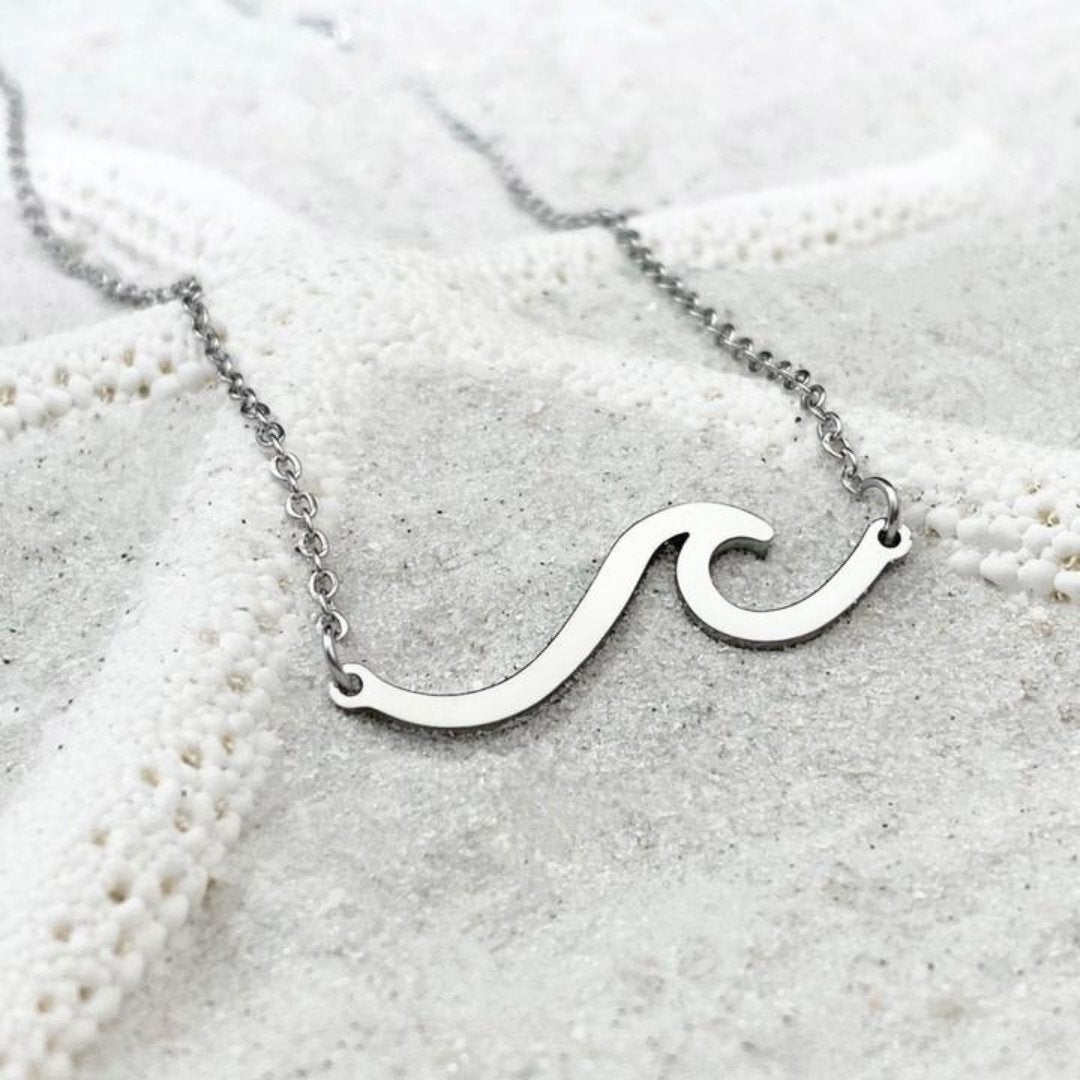 Collana Onda del Mare in Argento