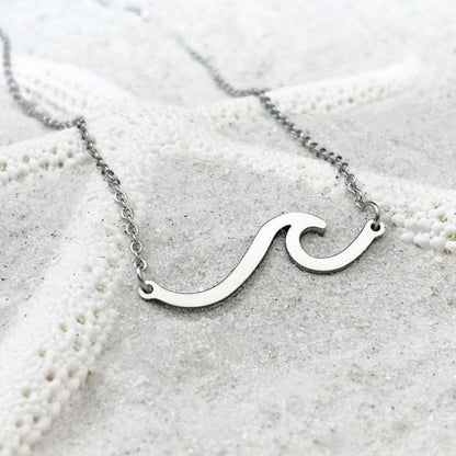 Collana Onda del Mare in Argento