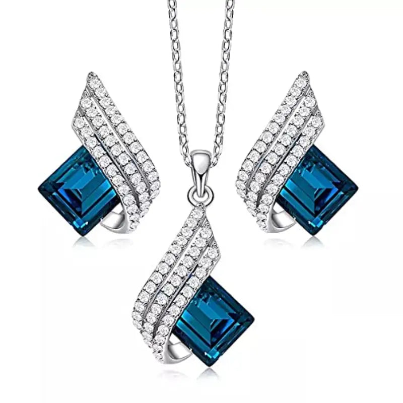 Set di gioielli Brienne Solazure | Oro bianco