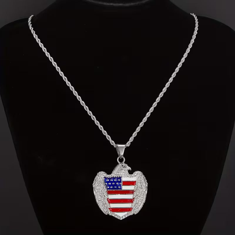 Collana con Ciondolo Stella Cimelio della Libertà Celeste