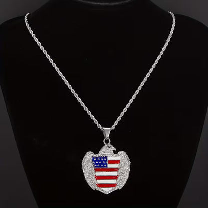 Collana con Ciondolo Stella Cimelio della Libertà Celeste