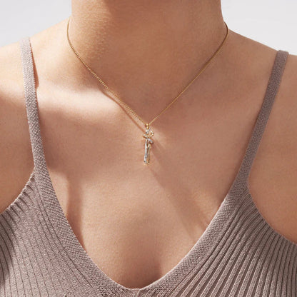 Collana Scatola Rosa e Abbraccio