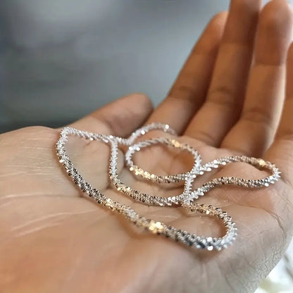 Collana a Catena Stella del Cielo Scintillante