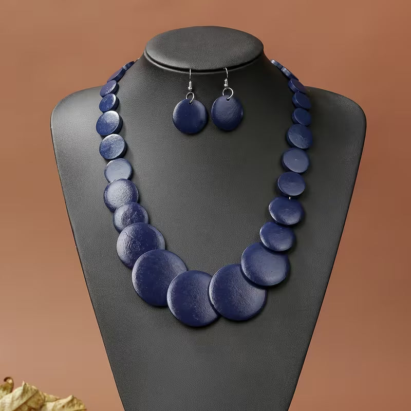 Set Collana Dichiarazione Classica Armonia Terrena