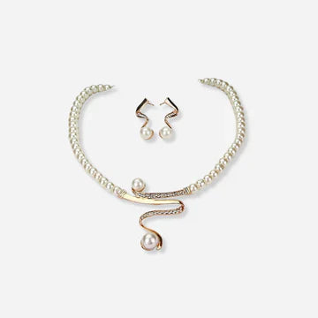 Set Collana + Orecchini di Perle