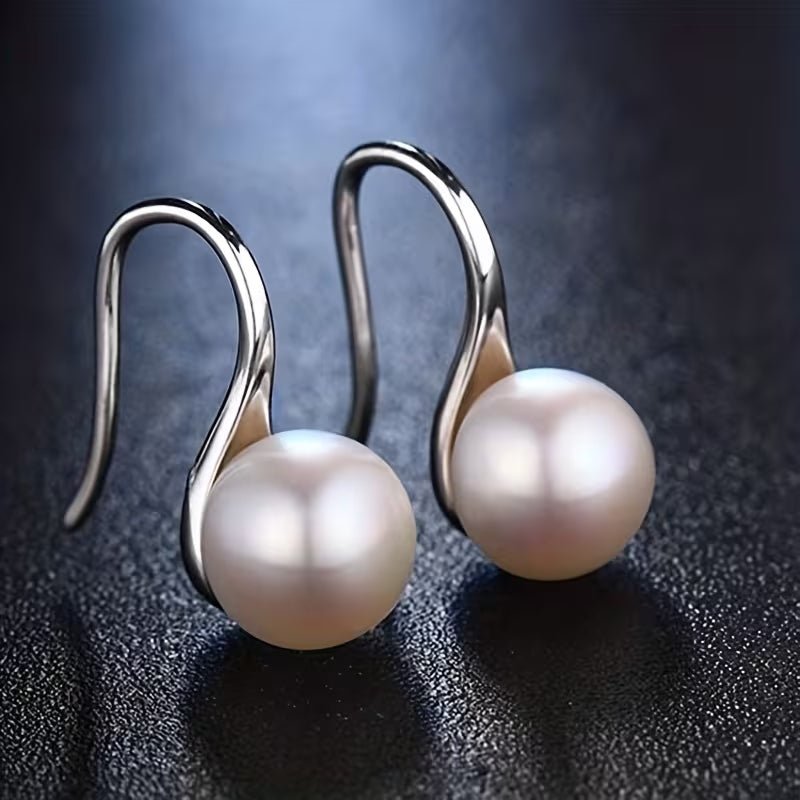 Eleganti orecchini di perle