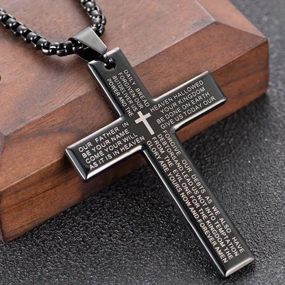Collana Unisex di Tendenze con Ciondolo Croce