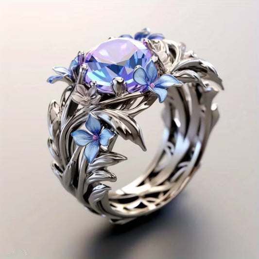 Anello Ereditario Fiore di Lavanda
