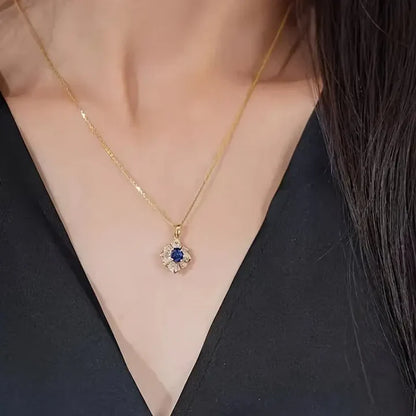 Collana Kavella Noctazure in Oro