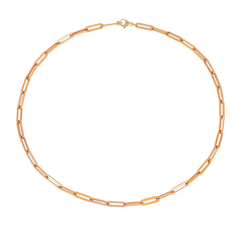 Collana a Catena da Donna in Acciaio Inossidabile