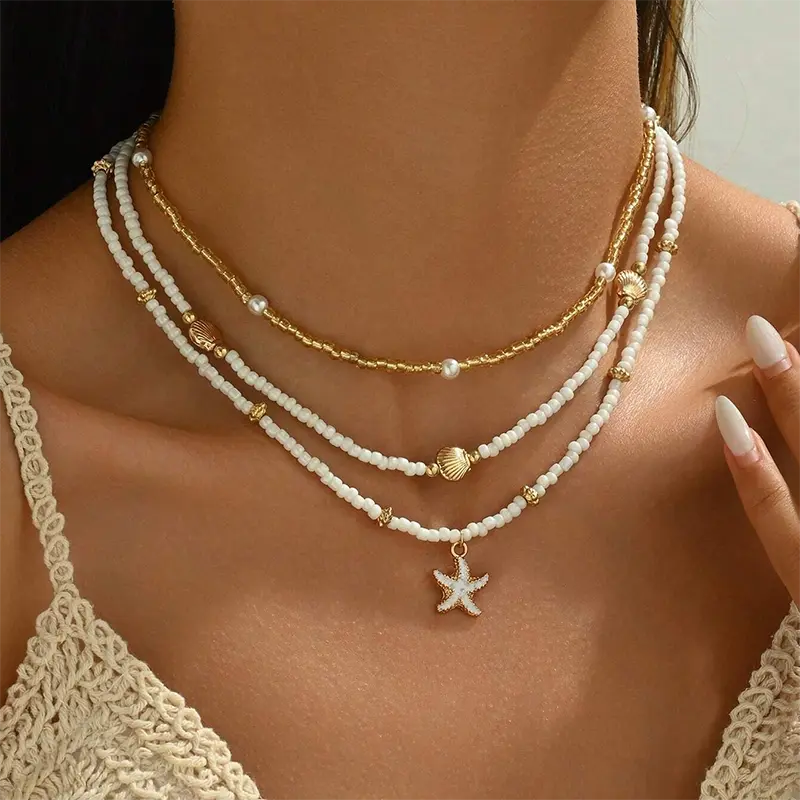 Collana Brezza Marina con Perle Tropicali