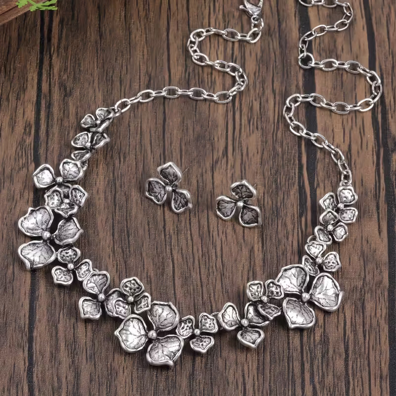 Set Collana Armonia della Fioritura Vintage