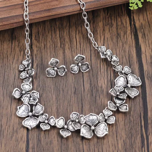 Set Collana Armonia della Fioritura Vintage