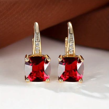 Orecchini cerchietto pietra Mystic Sapphire | Oro